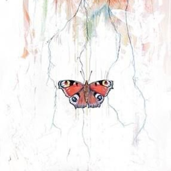 Colorful Peacock Rooted Ground w/Butterfly
Giclee Print by Anthony Burks Sr - Picture 4 of 4